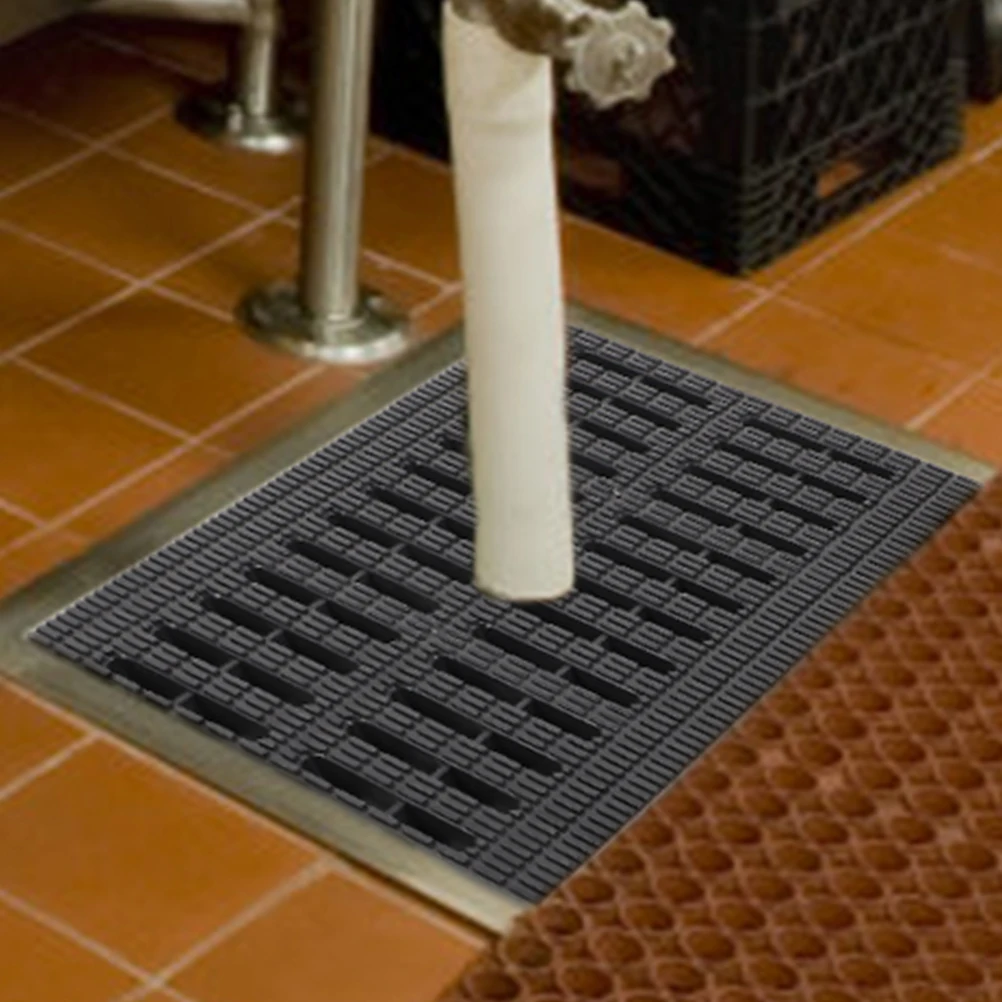 

2pcs Drainage Grate Heavy Duty Plastic Trench Cover For Outdoor Kitchen Restaurant Sewer Replaceable Grate Accessory