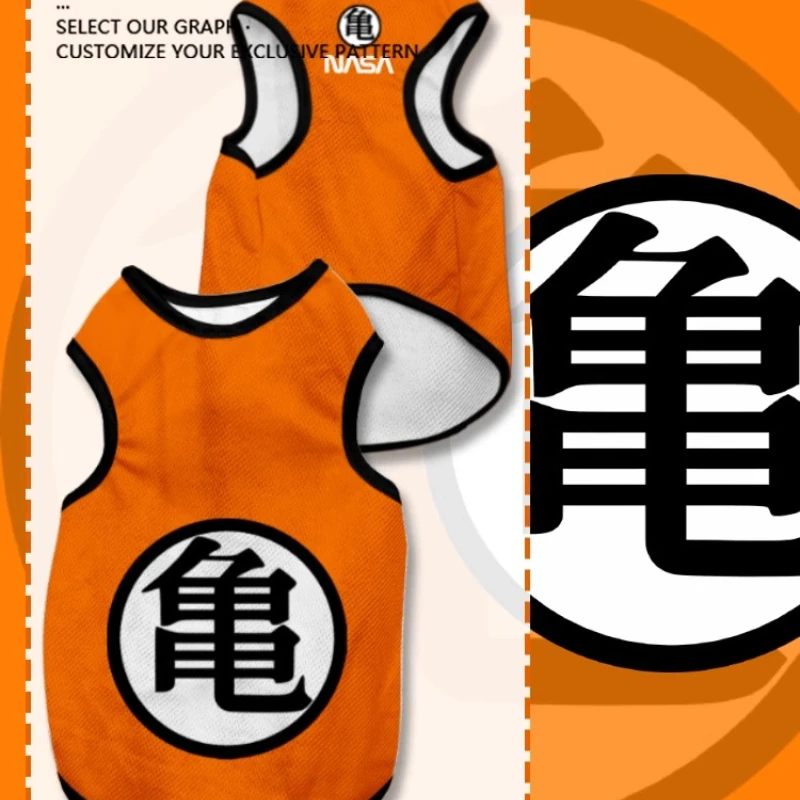 

Dragon Ball animation peripheral pet supplies joint name Wukong Demon Clan Turtle Fairy Cat Dog Clothes Pet Vest