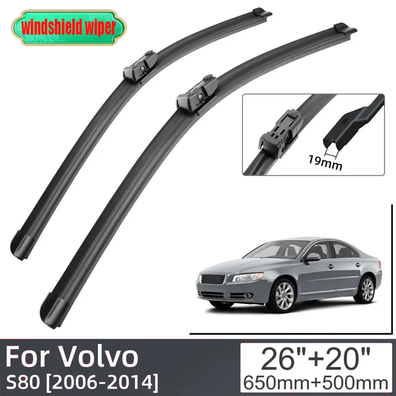 For Volvo S80 2006-2014 Wiper magic, boneless and silent, high-definition wiping, easy to install and no need for debugging