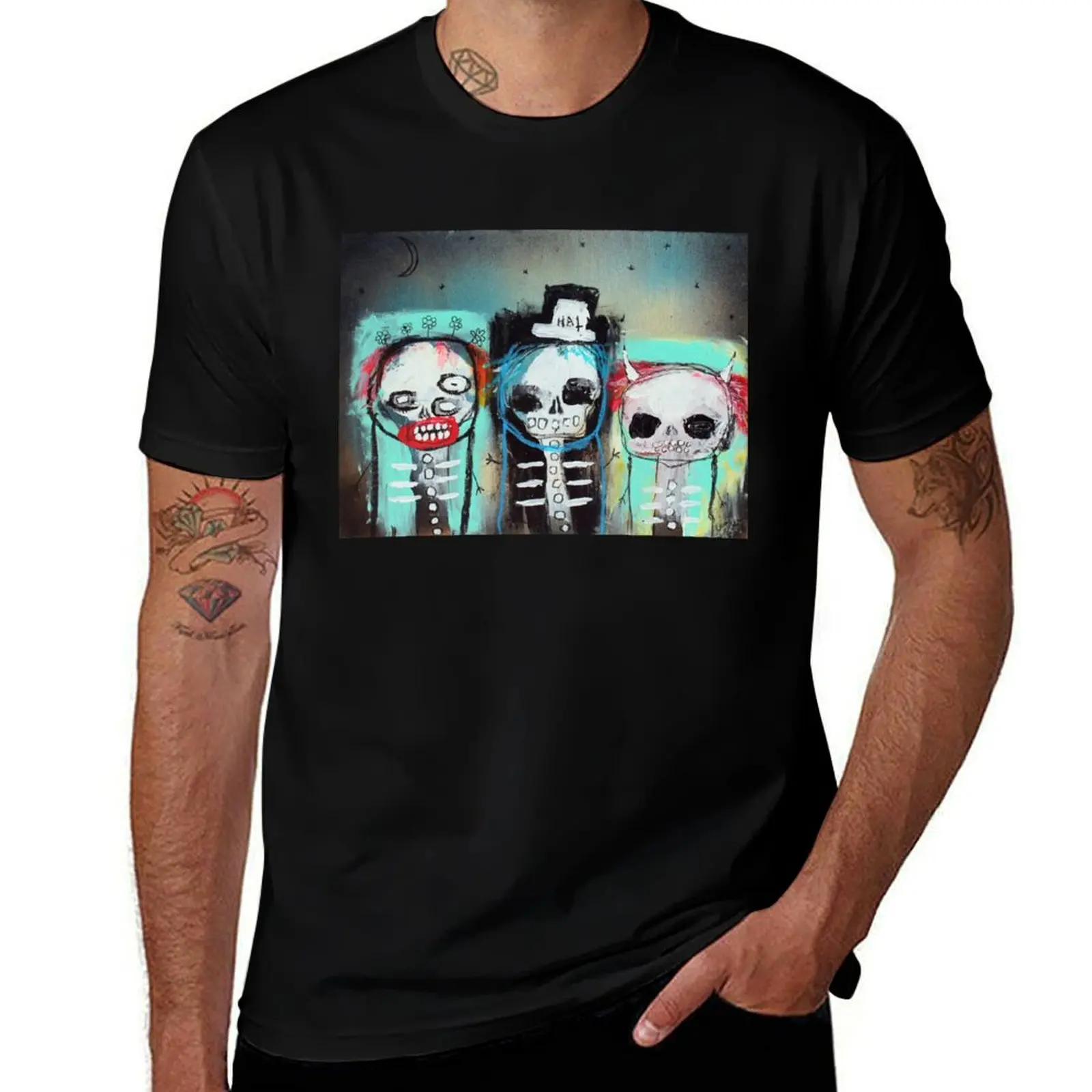 

New Orleans Bone Gang T-Shirt Anime t-shirt funny gifts funny meme t-shirts summer 2025 mens clothes
