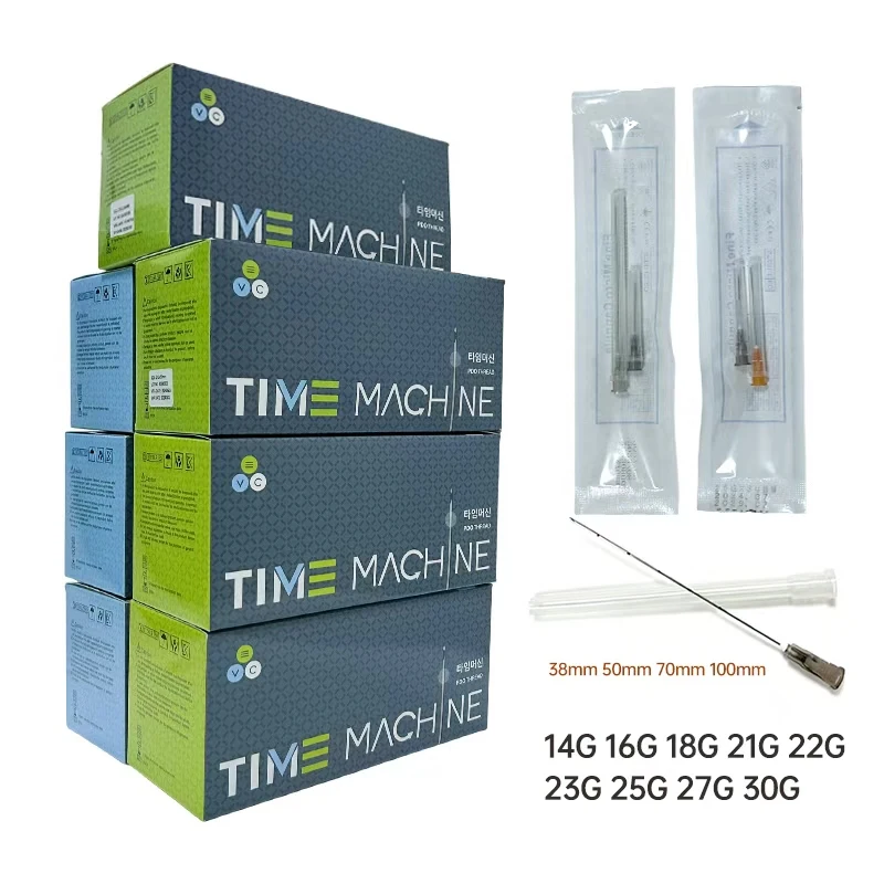 50pcs Cannula Needle 25g 50mm Cannulas Blunt Tip 22G 23G 27G 50MM 70MM Micro Blunt Cannula