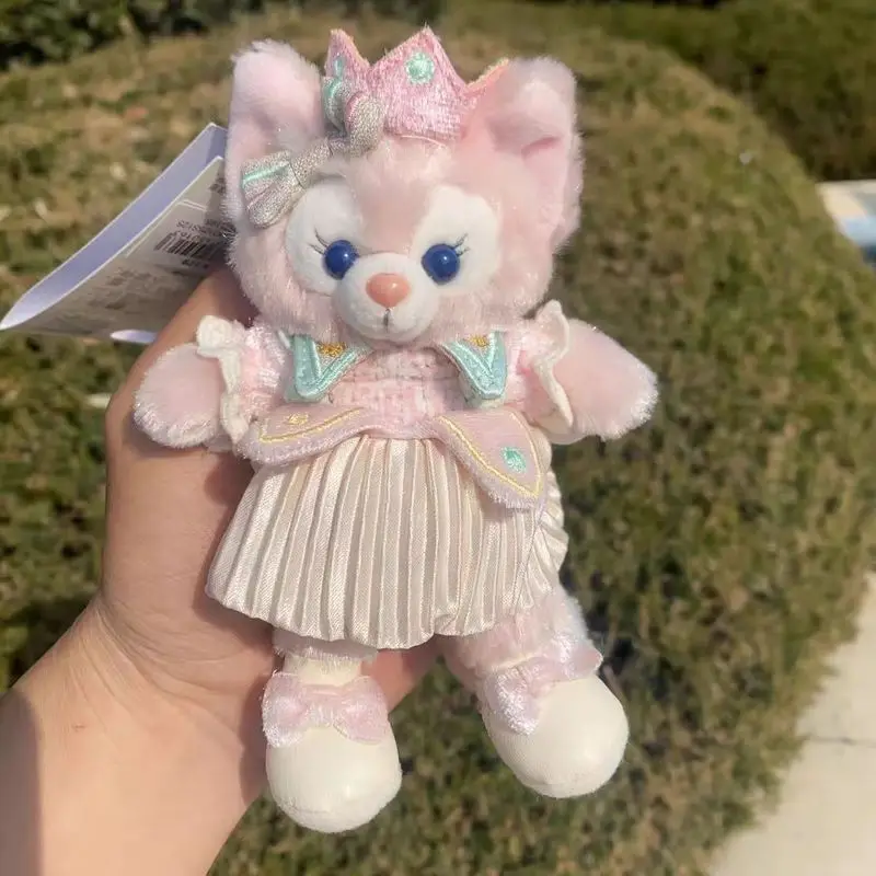 디즈니 뉴 드리미 리나벨 플러시 키체인 판타지 조절 가능한 봉제 인형 가방 참 귀여운 백팩 & 키 액세서리 선물