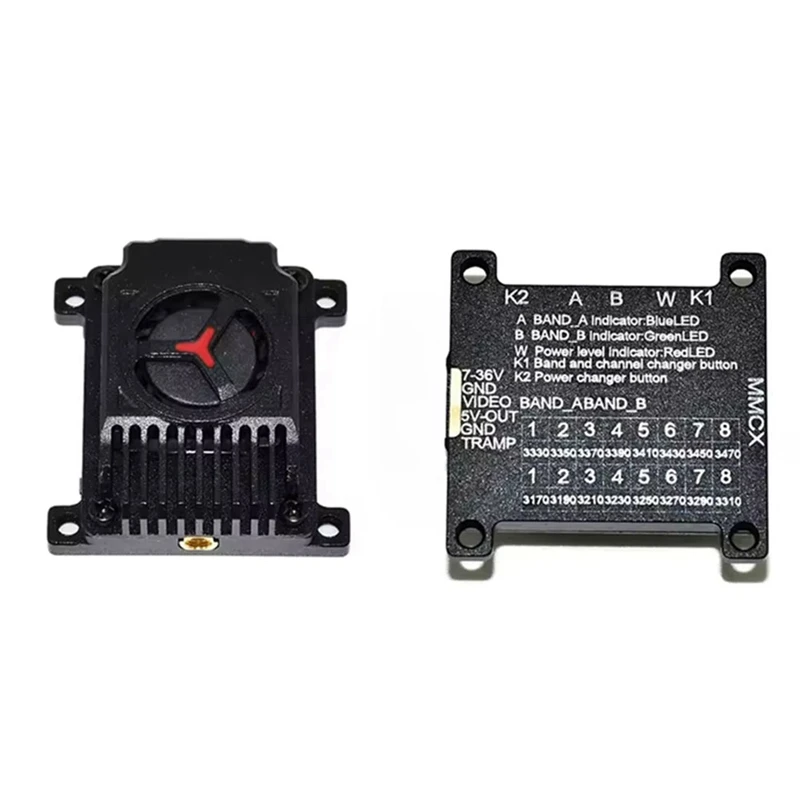 APPLIA-3.3G 3.5G 4W VTX 16CH + 3.3Ghz Analogico VRX Trasmettitore audio video wireless Ricevitore per FPV a lungo raggio RC Racing Drone