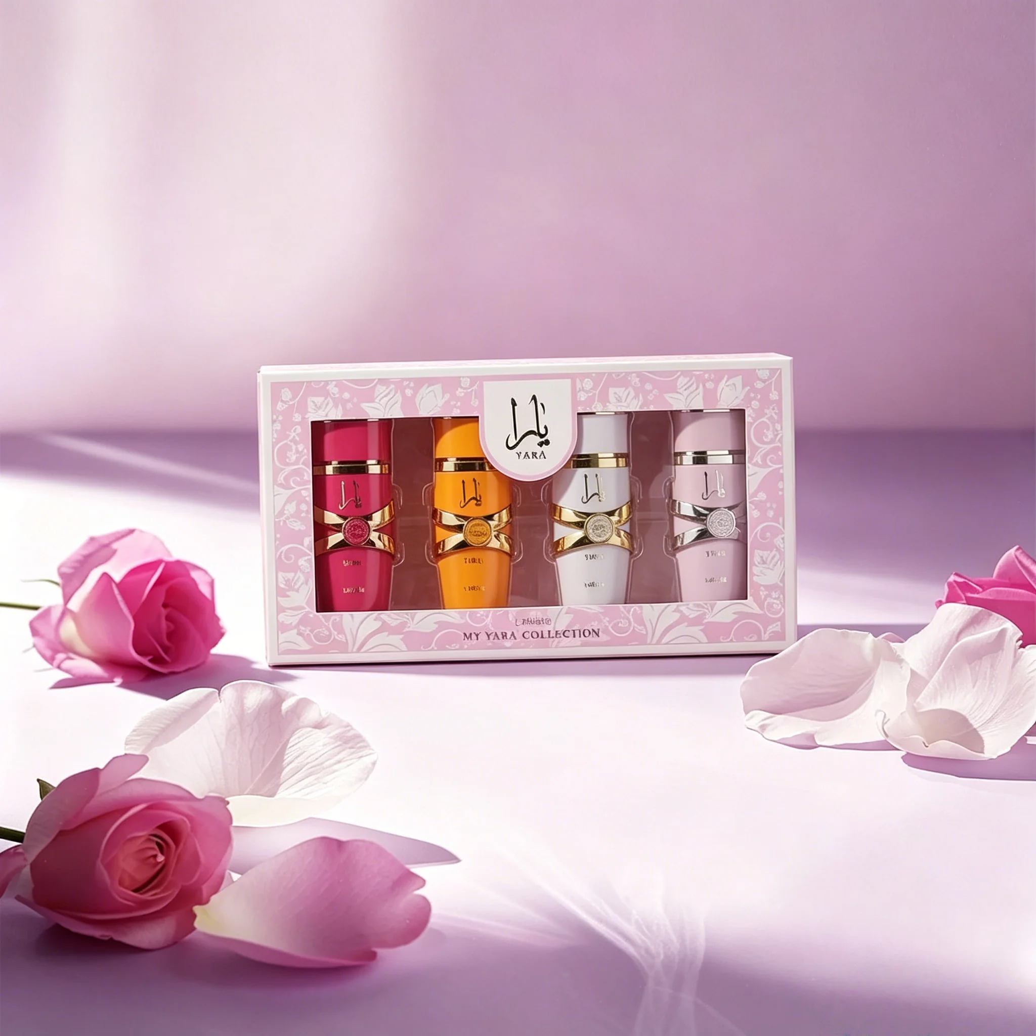

Women's Perfume Gift Set, 4×25ml, Infused with Vanilla, Musk, Amber & Jasmine