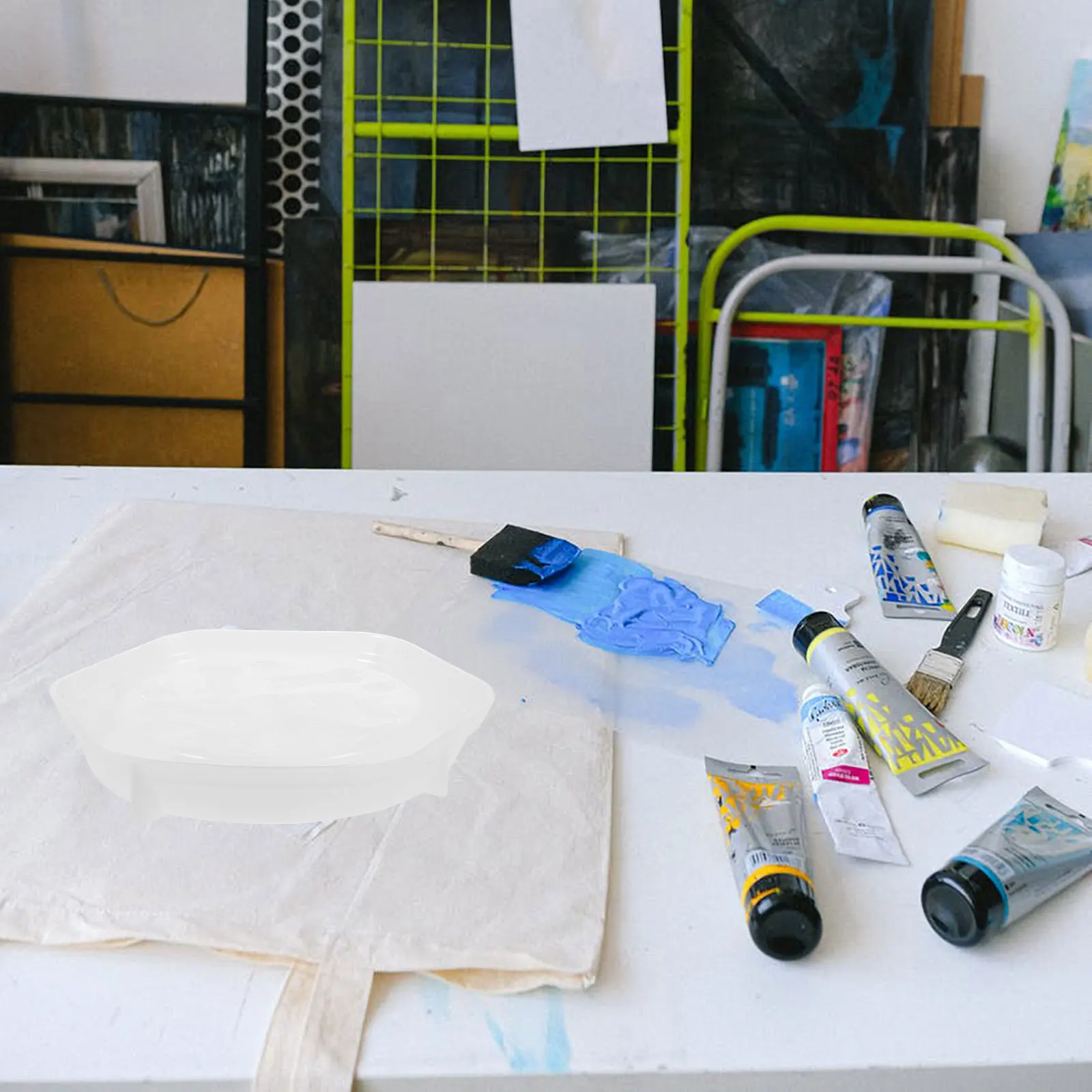 

1Pcs Pet Bowl Silicone Mold Flexible Reusable DIY Craft Crystal Drip Mold Practical Pet Dish Making Tool Silicone Mould