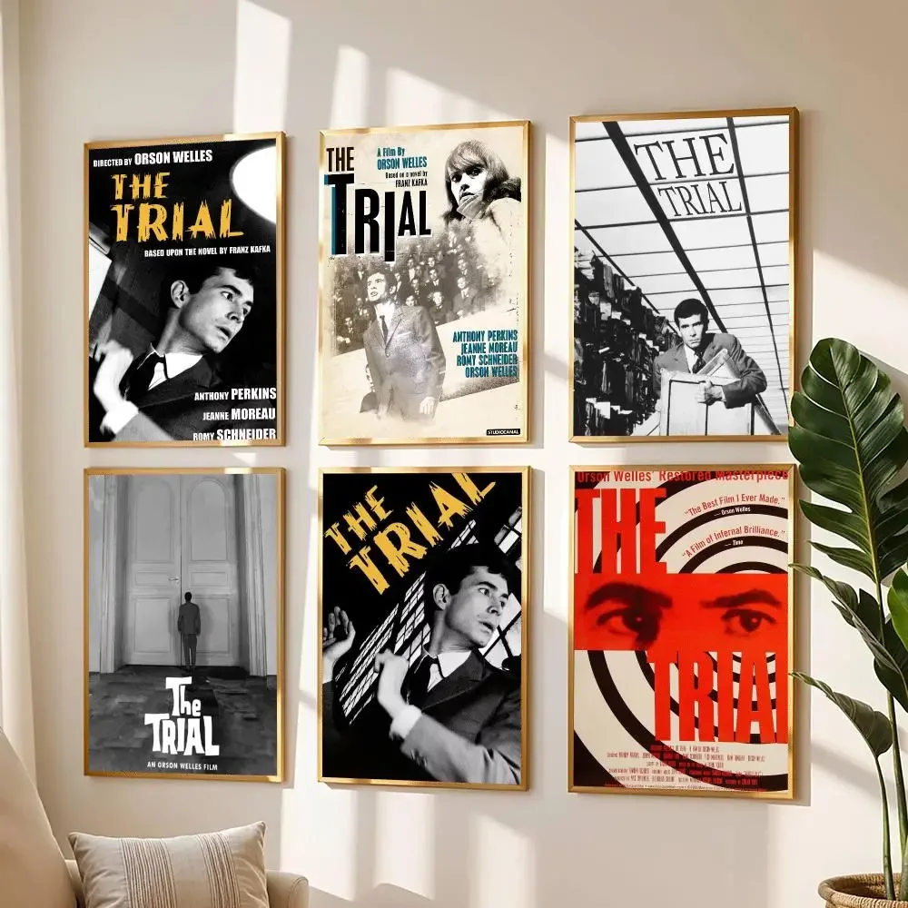 classic movie T-The Trial-L Painting Calligraphy Boho Botanical Decor for Living Room  Elegant Home Style