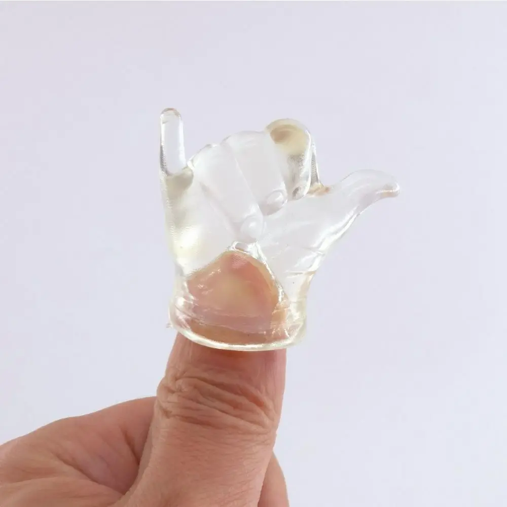 Small Hand Model Squeeze Toys Tiny Finger Hands Mini Creative Finger Puppets Funny Transparent Finger Toys for Game