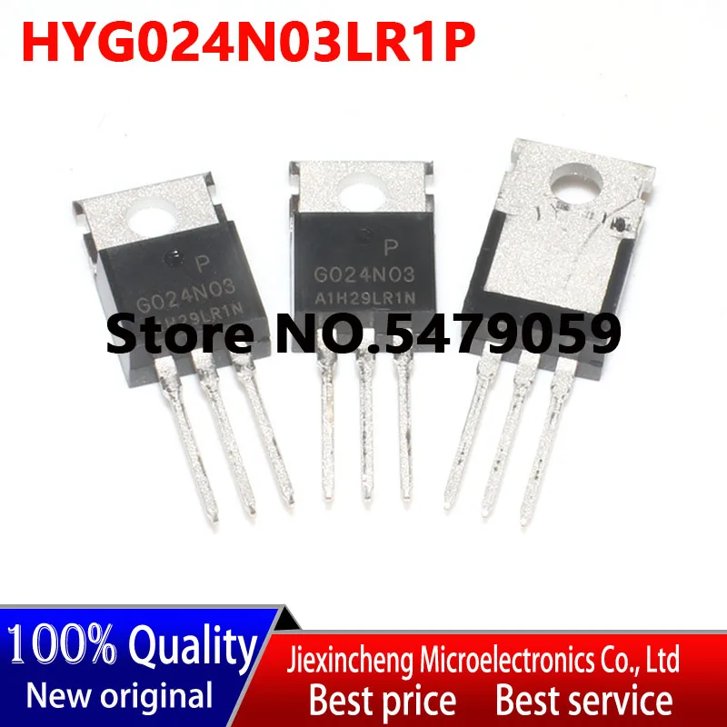 10pieces 100% New original HYG024N03LR1P G024N03 HYG024N03LR1 HYG024N03 TO220N/30V/160A