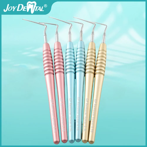 AZDENT-Herramienta de eliminación de gutapercha Dental, Extractor de cuerpo extranjero con punta de raíz Endo Dental, removedor endodóntico, instrumentos de acero inoxidable