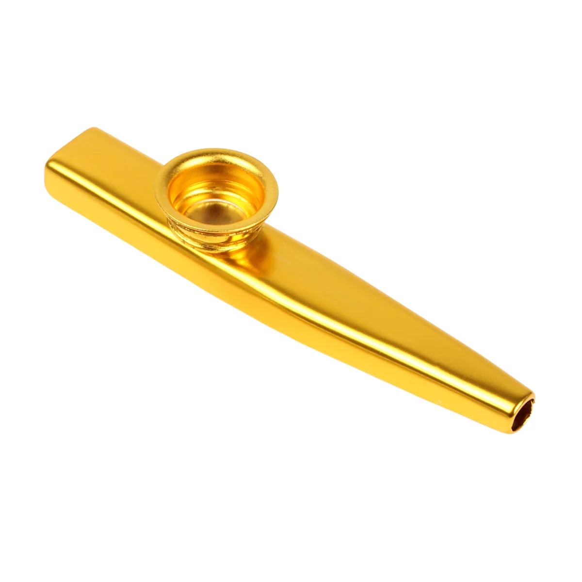 Metal Kazoo Musical Instruments Preschool Educational Toys Flutes for Kids (Gold) Kazoos metal Kazoo kid