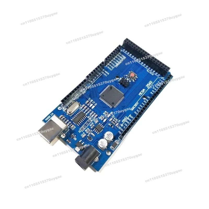 MEGA2560 R3 Улучшенный CH340G с кабелем передачи данных, макетной платой с открытым исходным кодом