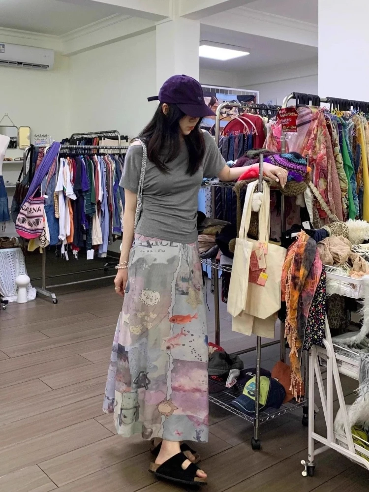 Rok Cetak Desain Elegan Wanita - Street Fashion High End ulasan dan harga