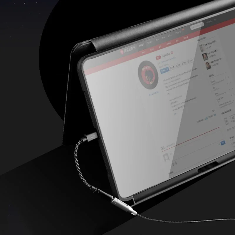 SHANLING 유선 음악 이어폰용 오디오 케이블, 아이폰, 안드로이드용, 3.5mm, C타입, 라이트닝 L5, 3.5mm