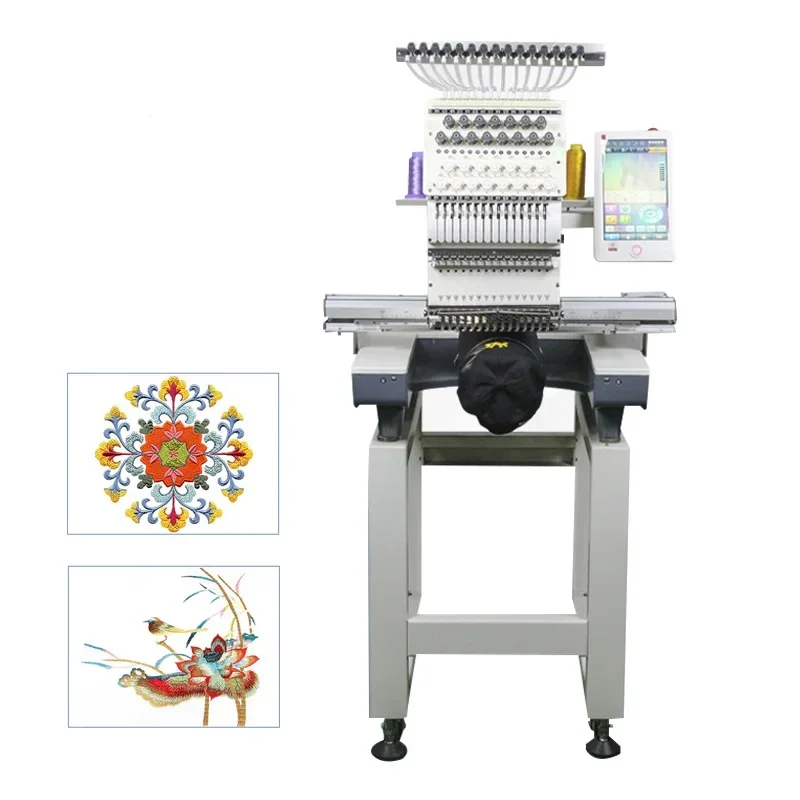 9/12/15 colors apparel machinery sewing small 1 single head embroidery machine computerized,tshirt embroidery machines