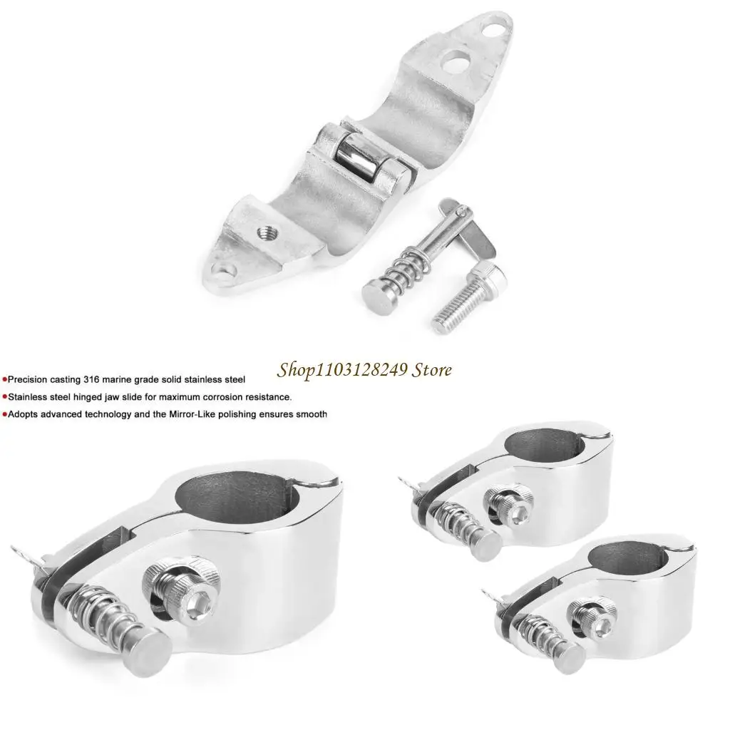 

N5KD лодка Bimini Top Clamps Clip 316 Механизм быстрого выпуска из нержавеющей стали 1 пара