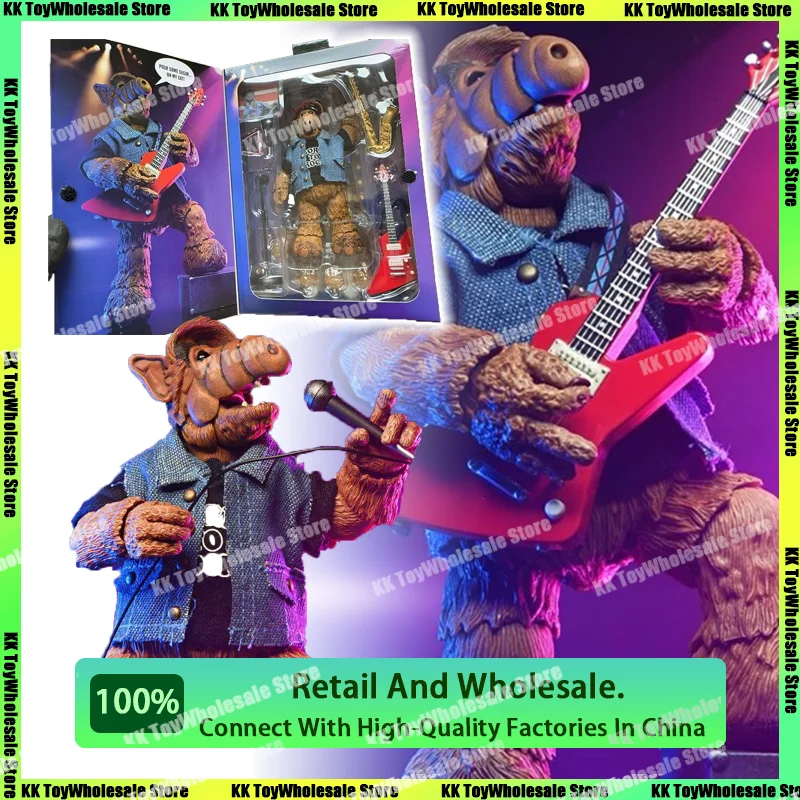 

В наличии Neca 45109 Rock Alf Born To Rock Alf At Home Alien Life Form Ultimate аниме экшн-фигурка модель Детский Рождественский подарок игрушка