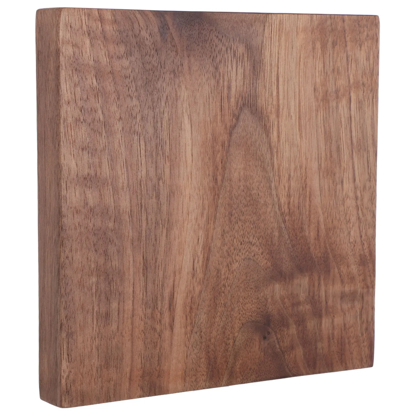 5.9x5.9 Inch Unfinished Walnut Plywood Sheet Solid Hardwood Lumber with Elegant for DIY Craft Boards Engraving
