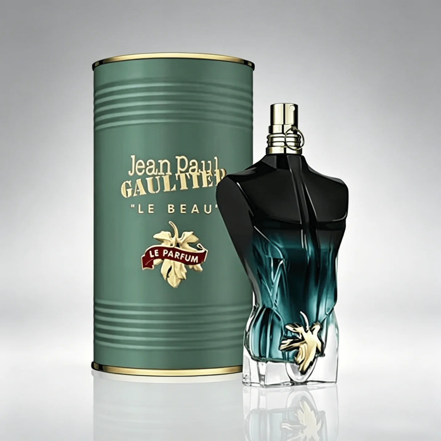 Jean Paul Gaultier Le Beau Le Parfum Herren Eau de Cologne Reichhaltiger Orientalisch-Holziger Duft Einzigartige Muskulöse Torso-Flasche Goldring-Verschluss Eleganter Abendduft Maskulines Spray für Ihn – Detail 6
