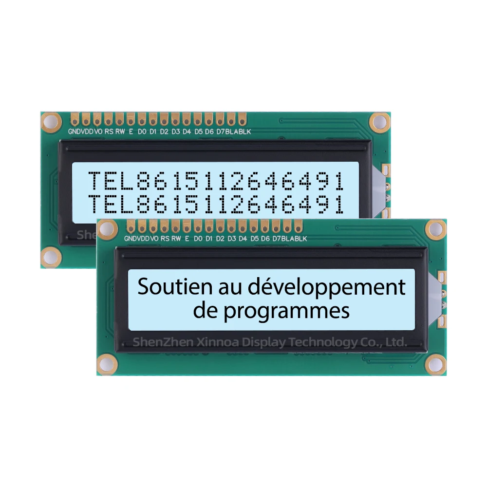 Lcm Module 16*2 Monochrome Schermspanning 3.3V Lcd/Lcm St7066u Blauwe Film Witte Letters Europese 1602a-3.3V Karakter Lcd Module