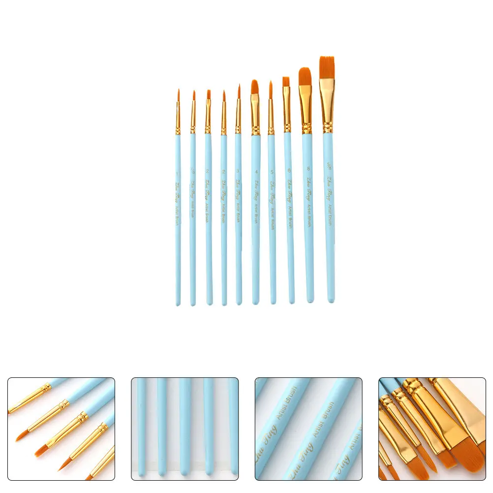 conjunto-de-10-pinceis-de-pintura-premium-com-cabo-de-madeira-e-pontas-de-nylon-e-la-para-aquarela-gouache-e-acrilico-ferramentas-para-artistas