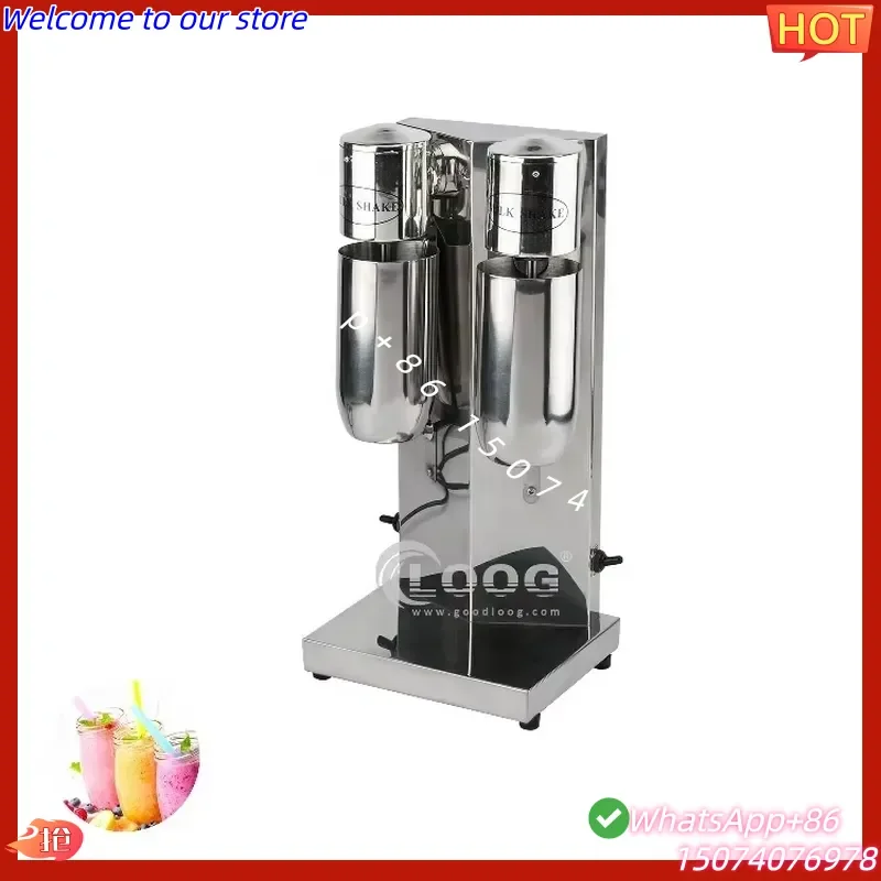 2026 Newest Snack Electric Food Blender Drink Mixer Maker Double Head Commercial Milkshake Machine