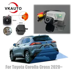 VKAUTO Rear View Camera For Toyota Corolla Cross 2020~ 2023 CCD/Night Vision/Backup Reverse Parking Camera Adapter Kit