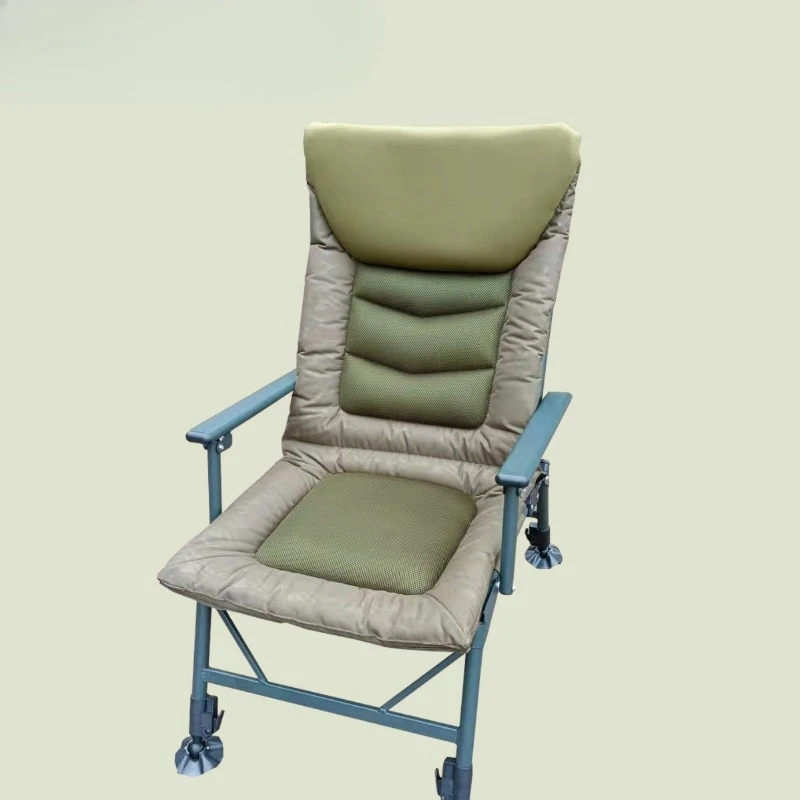 

Outdoor folding chair folding stool enlarged and widened portable leisure chair