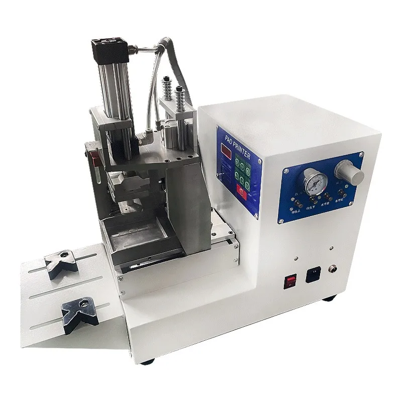 Automatic Logo Coding Machine Trademark Plastic Small Mask Printing Machine Clothes Rubber Hardware Ink Pad Printing Machine
