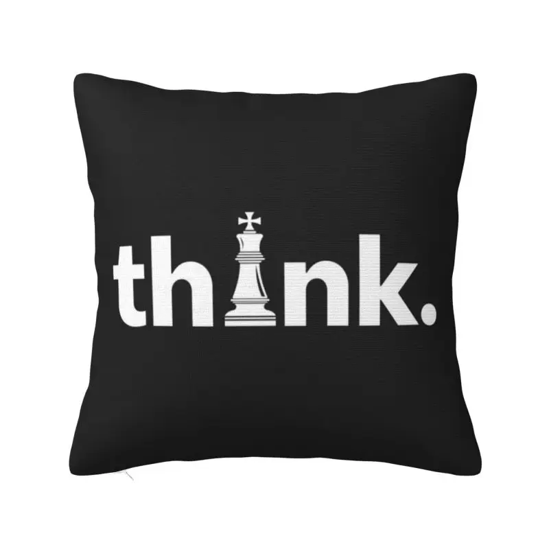 Fashion Funny Chess Think Pillow Cover Home Decor 3D Double Side Print Game Cushion Cover for Car