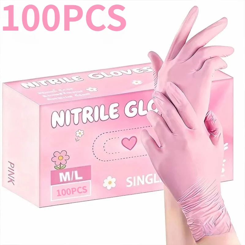 100pcs-luvas-descartaveis-de-nitrilo-rosa-para-limpeza-domestica-luvas-para-beleza-cabeleireiro-arte-em-unhas-artigos-de-limpeza-multifuncionais