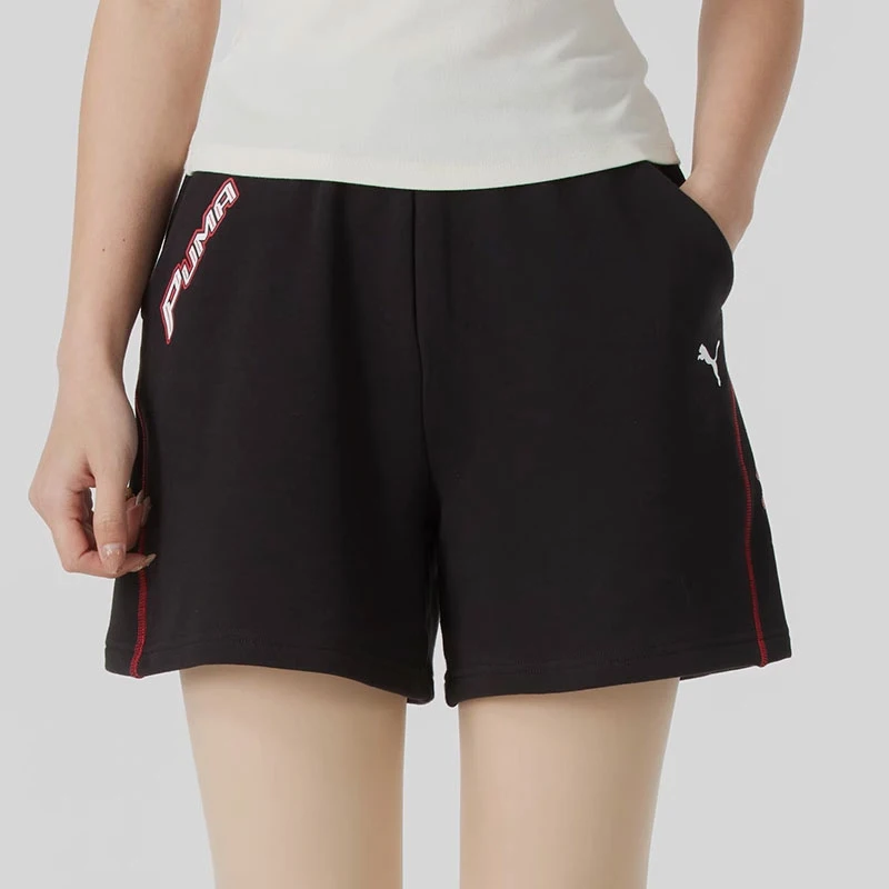 

Оригинальный продукт Puma, весна 202, новые женские трикотажные шорты для фитнеса и бега, 633083-01