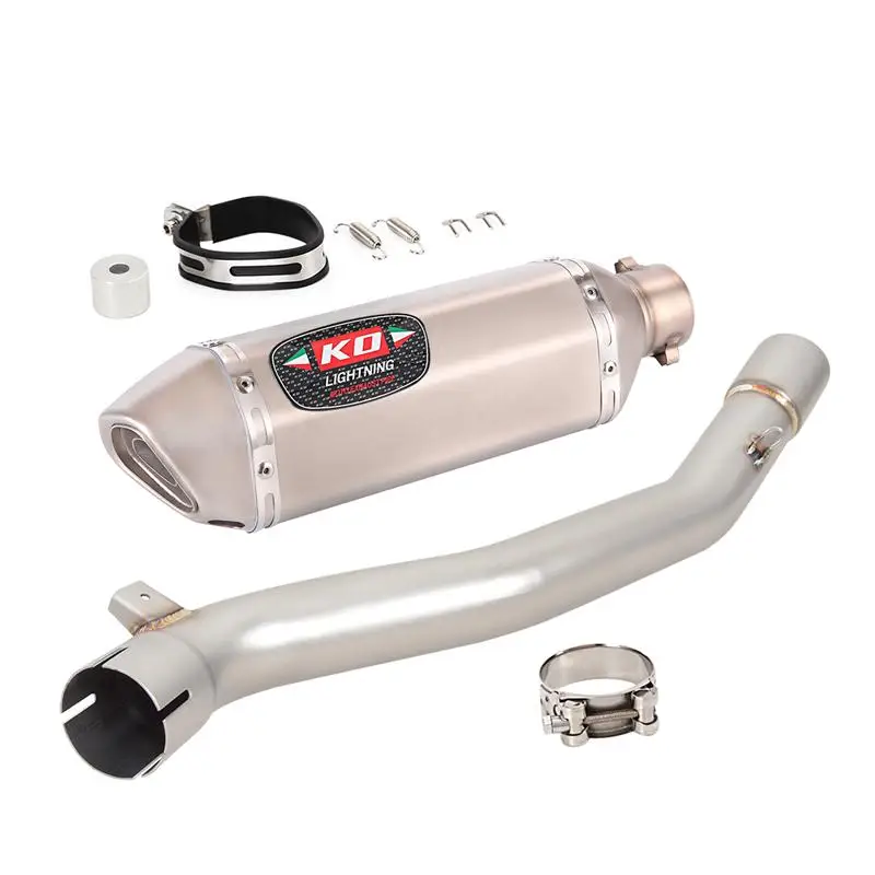 For Honda VFR1200X Crosstourer 2012-2020 VFR1200X Crosstourer DCT Motorcycle Exhaust System Mid Link Pipe Muffler Tip Silencer