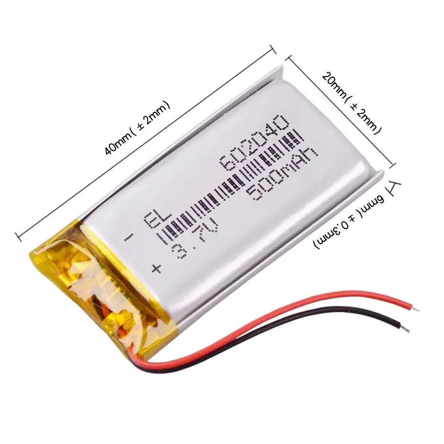 10Pcs/Lot 3.7V 200~1200mAh Lithium Li-ion Polymer Battery 302040 402040 502040 602040 902040 702040 802040 102040
