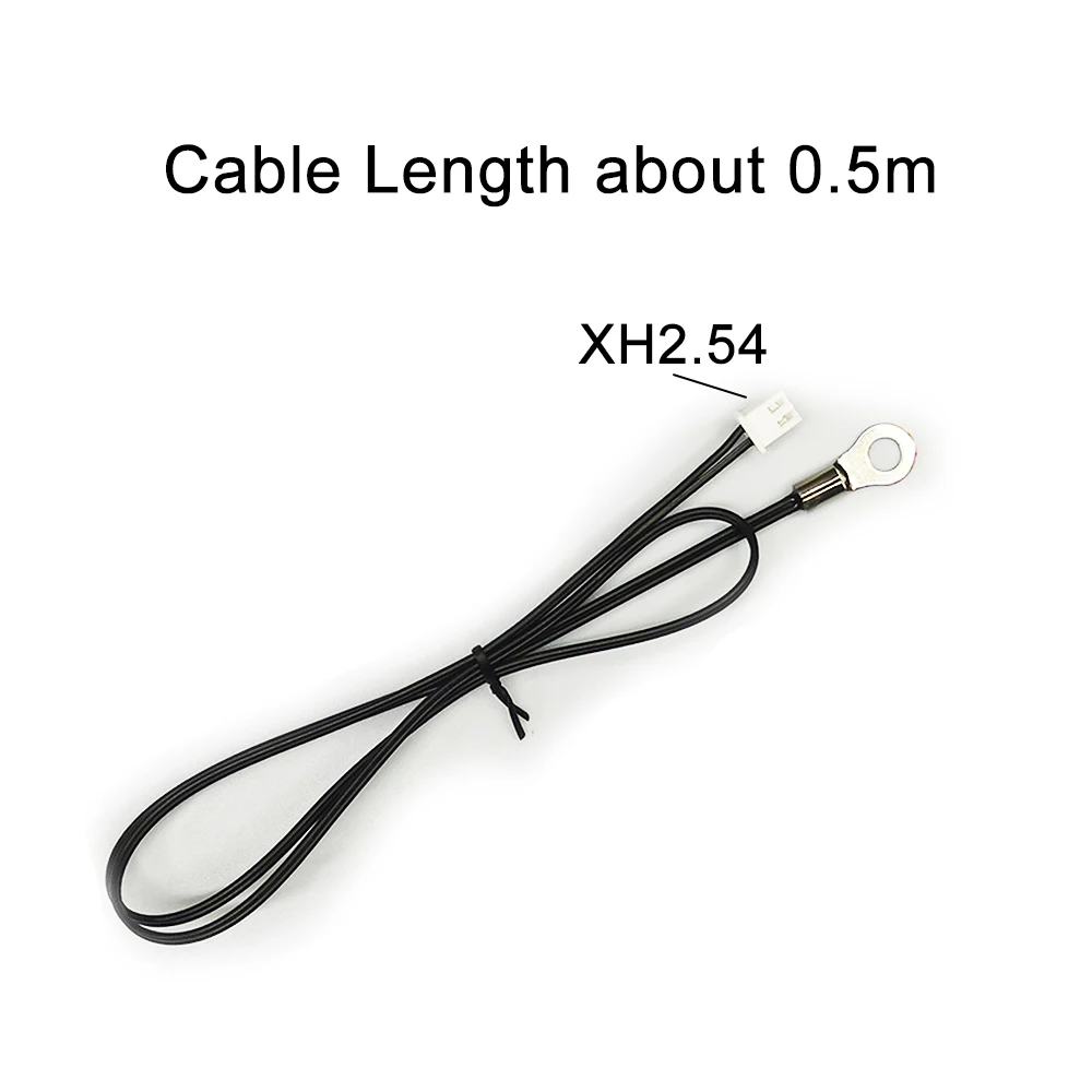 เซ็นเซอร์วัดอุณหภูมิ NTC แบบ OT Probe พร้อมวงแหวนทองแดง 10 ชิ้น 5K 10K 20K 50K 100K เทอร์มิสเตอร์ B3950 1% แบบเกลียว