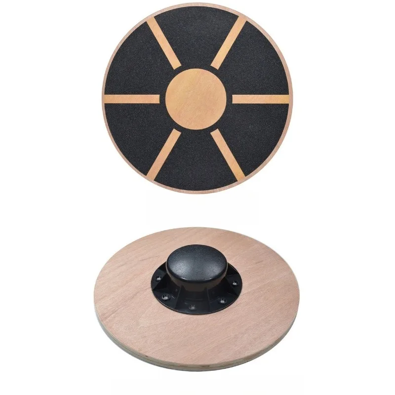 Two-way Square Wooden Balance Board, Round Balance Artifact, Ankle Strengthening Trainer