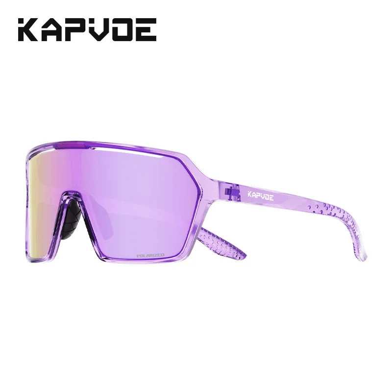 Kapvoe Polarized Cycling Glasses Sports Sunglasses Men Outdoor Bicycle Women Bike Eyewear UV400 Fishing Running Driving Goggles