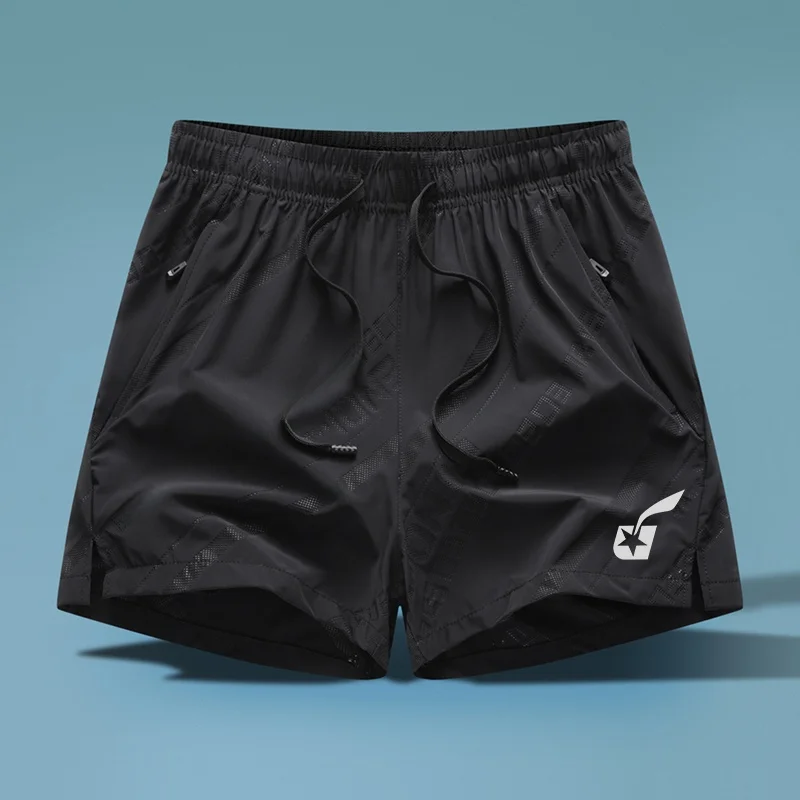 

PUMPFEEL Мужская футболка для бега на открытом воздухе Ice Silk Qui Dry Tee-Quarter Length Fitn Training Hanfu Sle Summer orts