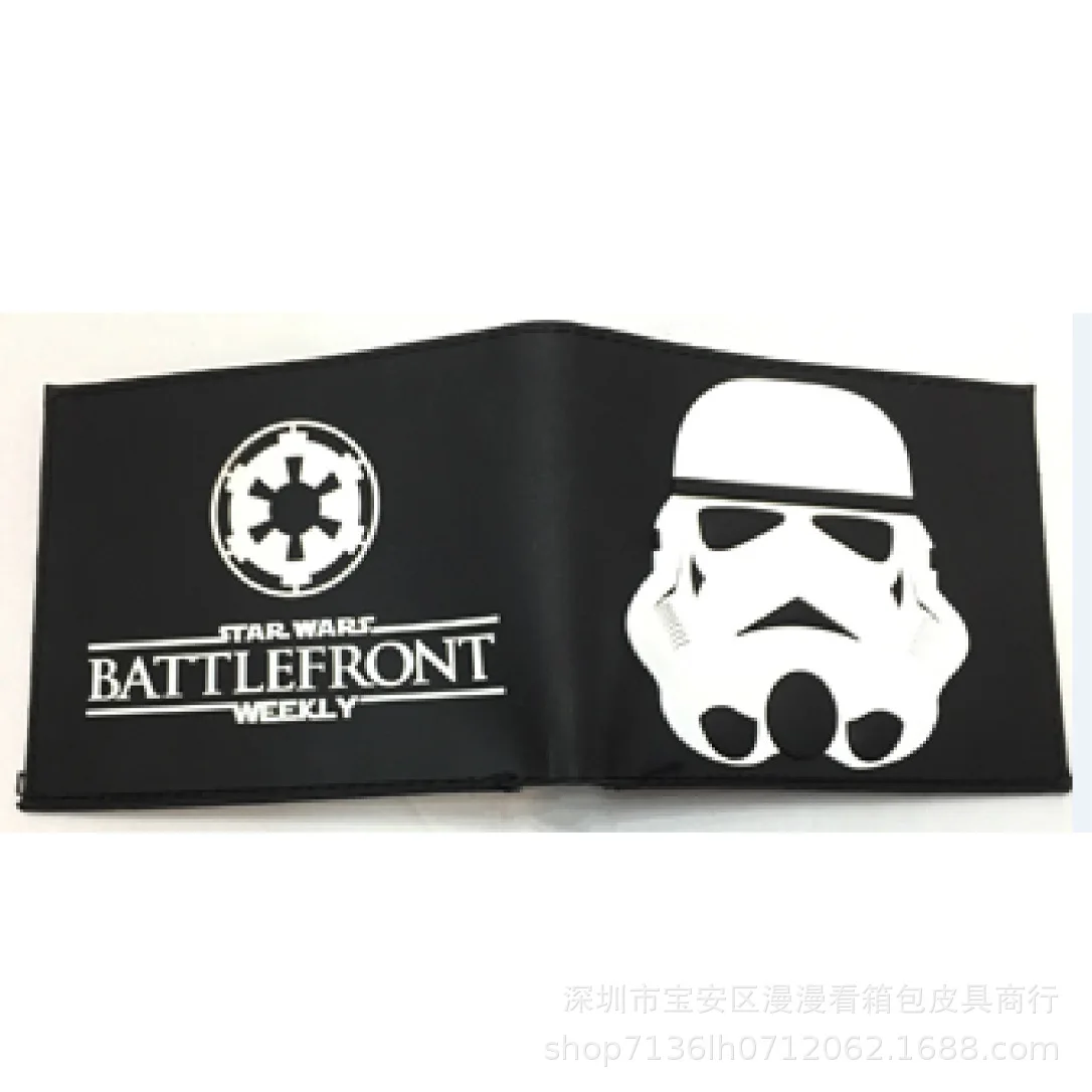 Star Wars, Wallet, cartoon, new plastic, wallet, short, PVC wallet