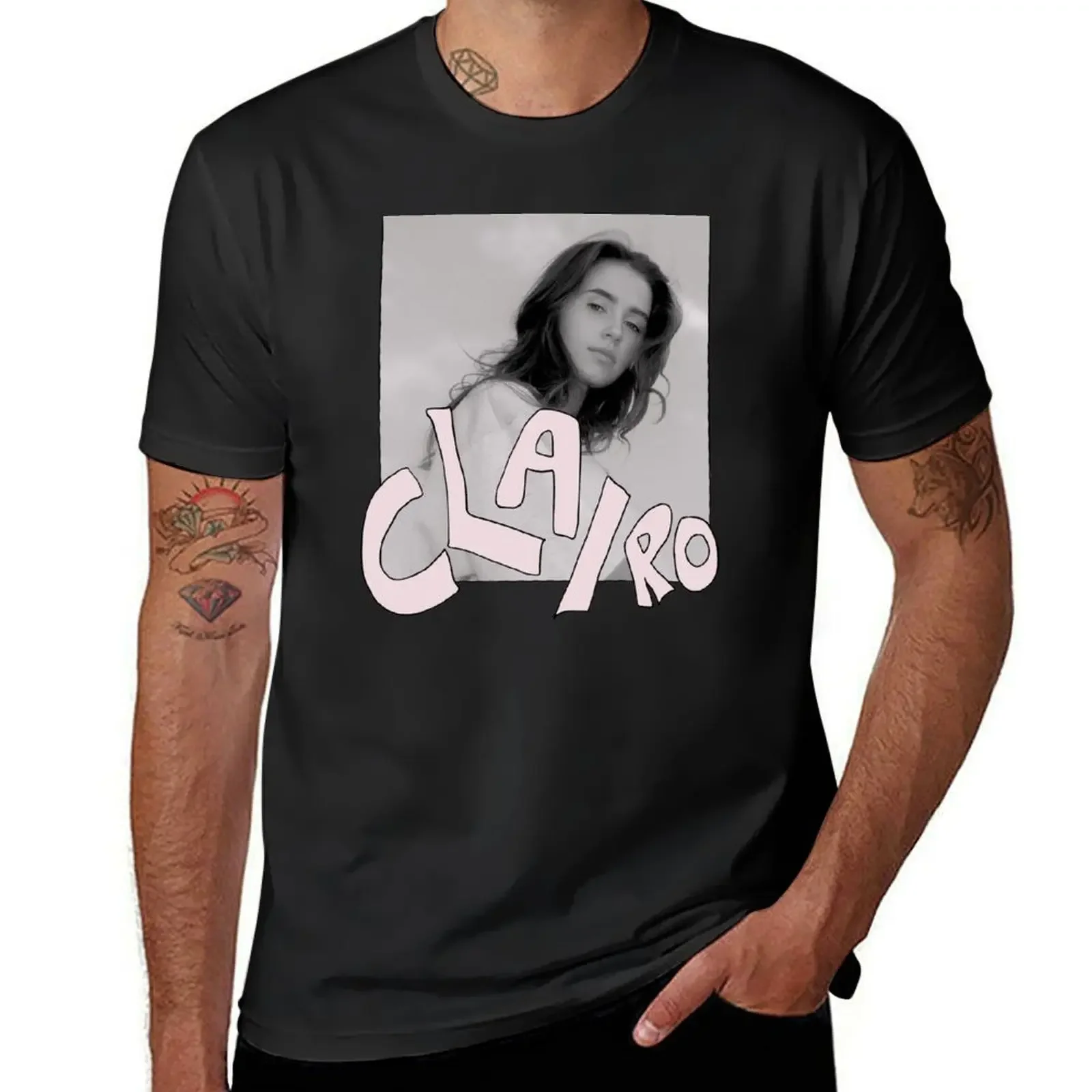 

clairo pink T-Shirt designer shirts blacks Short sleeve tee men