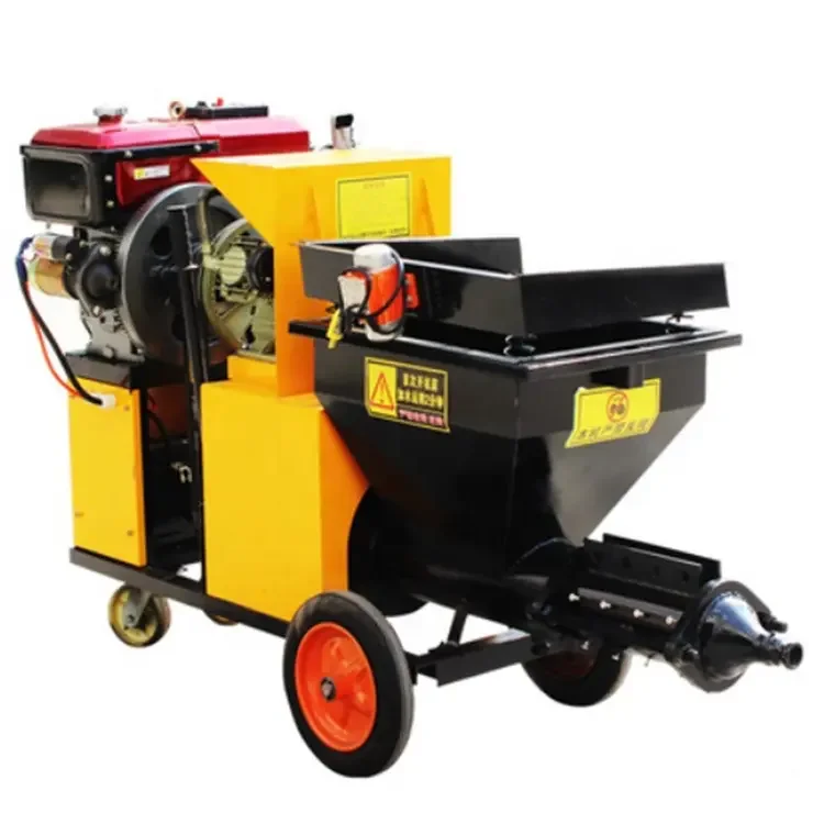 Labor Saving YG-311 Cement Mortar Sprayer Automatic Polymer Mortar 60L Hopper 380V ≤4mm
