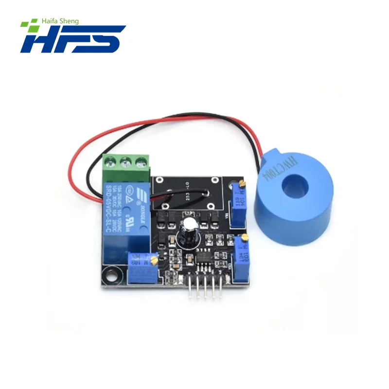 DC 5V Current Detector Sensor Module AC / Short Circuit Detection Max AC 50A Digital Output