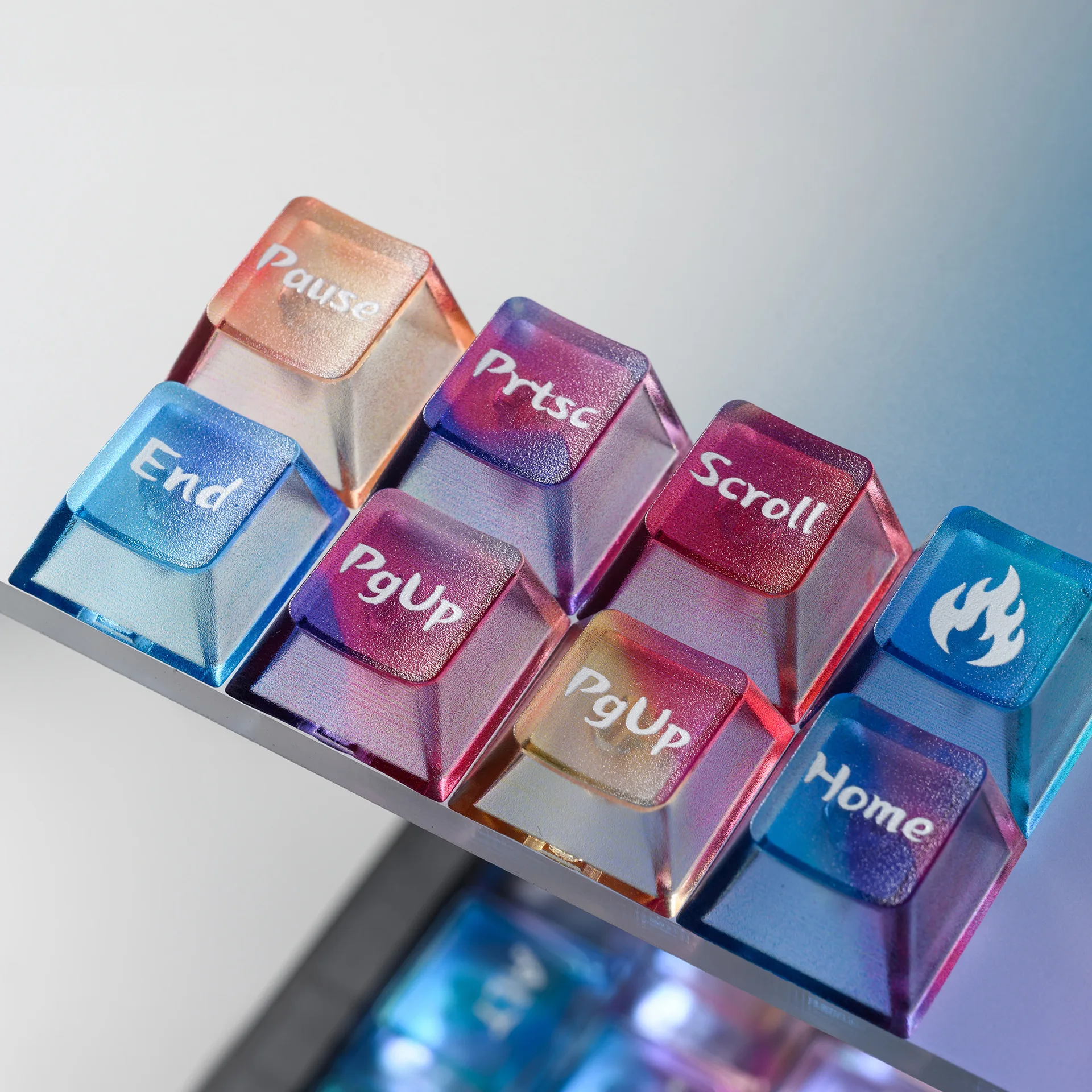 Keycaps Gradien Warna-warni Ga - 3D Printing Keyboard Keys ulasan dan harga