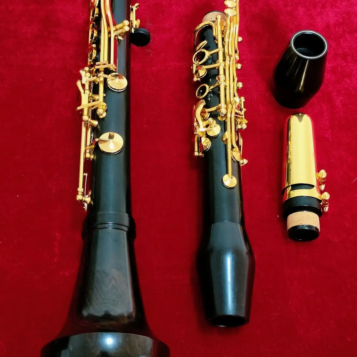 Wooden French Bb Clarinet with Box, 17 Keys, Professional Woodwind Instrument, Tenor with Reed, Musical Instrument Parts