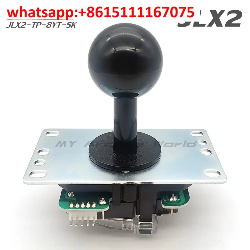 **Sanwa JLX2-TP-8YT Arcade Joystick 8-Way Square Gate Flat Mounting Plate**