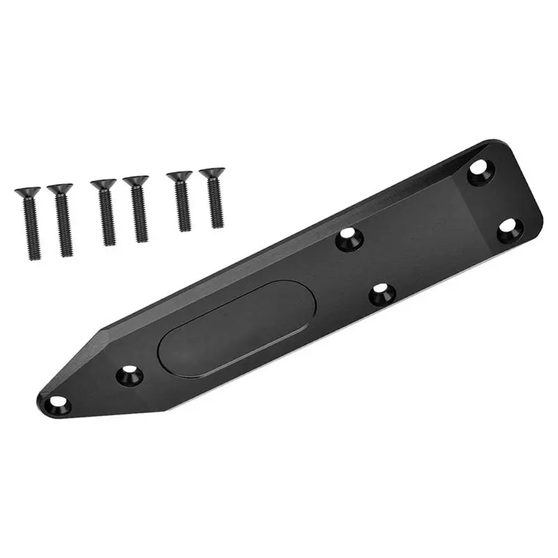 WOWFU-For ARRMA 1/8 Notorious V6 1/8 Outcast 6S ARA320572 MNV6330R Compatible 7075 Alloy Skid Plate Brace Rear Chassis