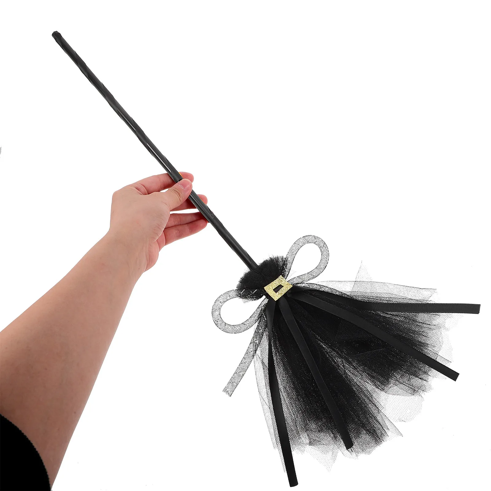 

Вещьественная метла ведьмы для Хэллоуина, реквизит для косплея, аксессуар для костюма, украшение для вечеринок для детей и взрослых, декоративный элемент, метла ведьмы на Хэллоуин