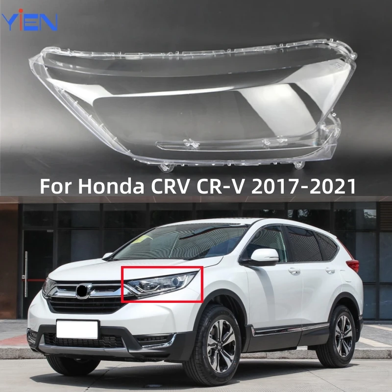 

Для Honda CRV CR-V 2017 2018 2019 2020 2021, аксессуары для автомобиля, замена прозрачных фонарей для ПК, фары, стекло