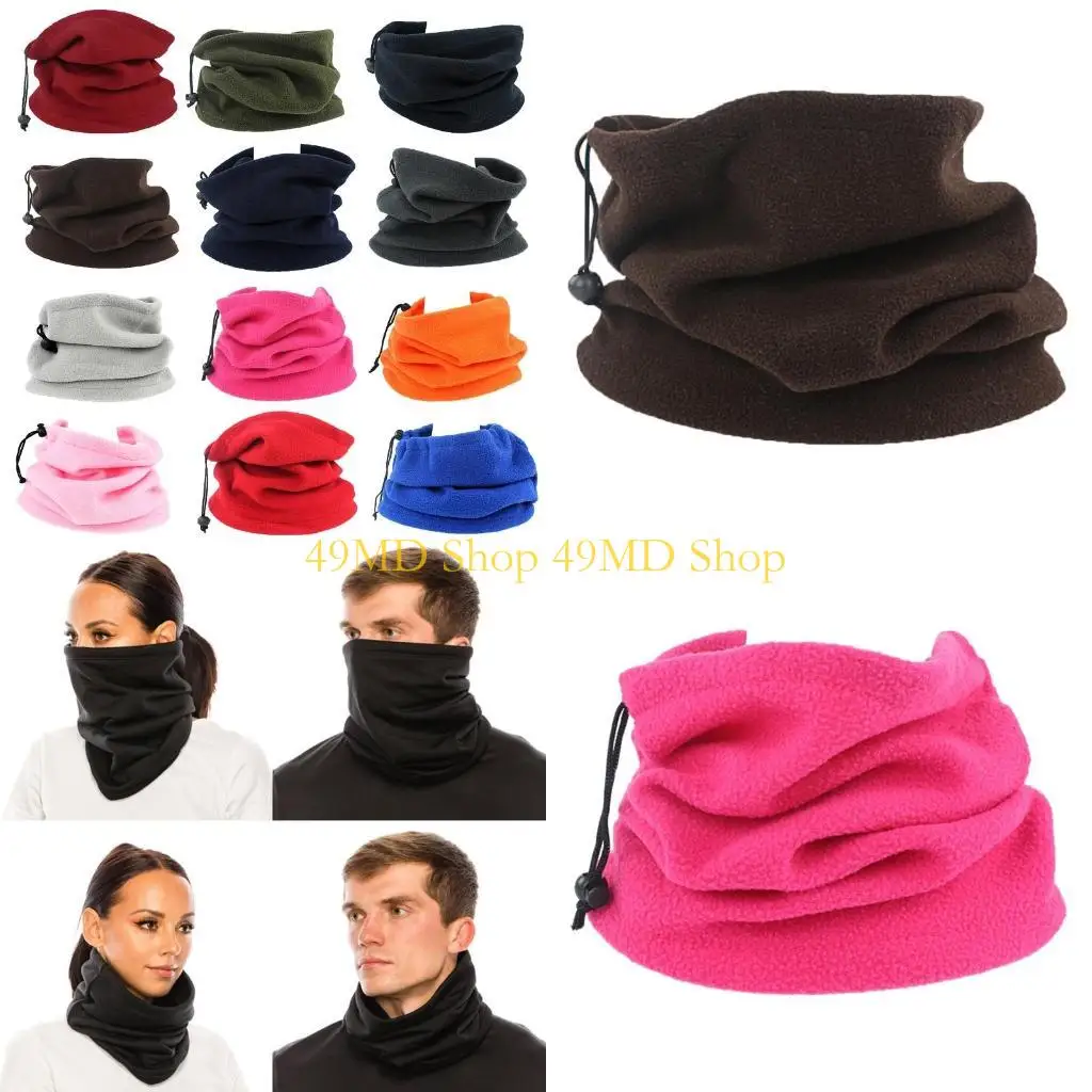 49md Invierno Faux Fleece Neck -Neck Gaiter Calentador Ciclismo Ciclismo Strante Tube