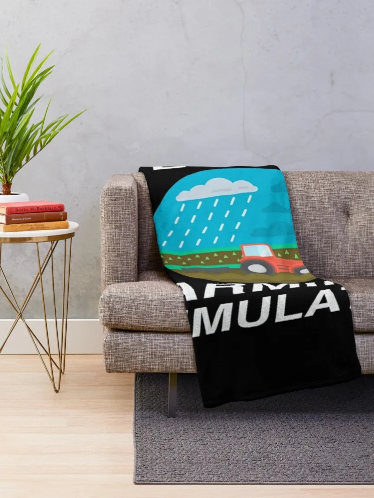 I Love Farming Simulator 22 Throw Blanket Blanket Lace
