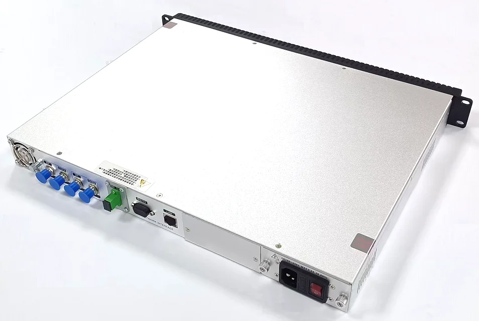 Higher Cost Performance 19"1U 4~31mw 1.2Ghz Catv Optical Transmitter